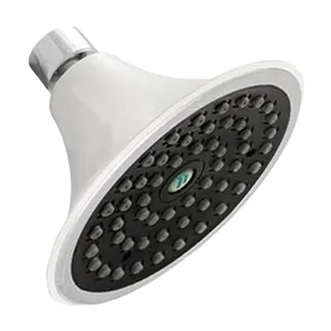 N2515, 1.5 Flow Compensated WHITE SAVA Showerhead with rainfall face